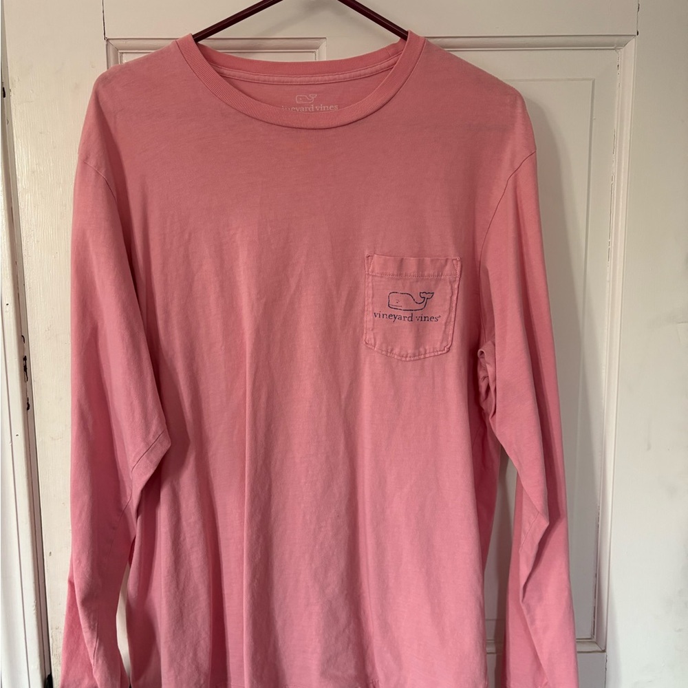 Vineyard Vines Classic Pink Tee